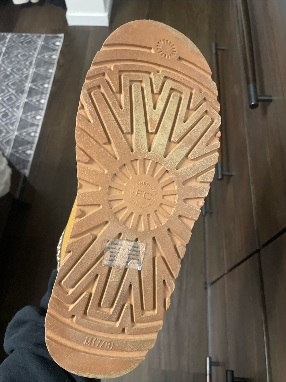 French Connection - Women’s Platform Slip-On Clog in Camel Brown - Picture 7 of 11